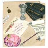 Judaica Her Bat Mitzvah Art Book Photo Album