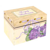 Journal Hydrangea Recipe Box