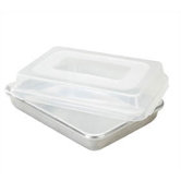 Natural Commercial 13" Rectangular Cake Pan with Lid