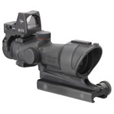 ACOG 4x32 Scope Center Illuminated Amber Crosshair 223 Ballistic Reticle and 3.25 MOA RMR Sight