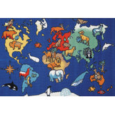 Play Carpet World Animals Kids Rug