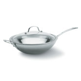 Tri-Ply Stainless Steel 12" Wok with Lid