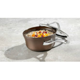Contemporary Bronze Anodized Edition 1.5-qt. Saucepan with Lid