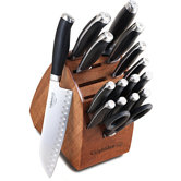 Contemporary Cutlery 17 Pieces Knife Block Set