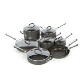 Simply Hard-Anodized Aluminum 14-Piece Cookware Set