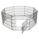 8 Panels Dog Exercise Pen 24"x30"
