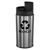 Three Stream Indoor Recycling Receptacle