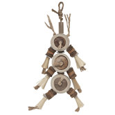 Living World Nature's Treasure Natural Rings Hookbill Bird Toy