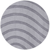 Transitions Light Gray/Gray Waves Rug