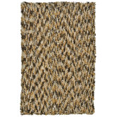 Shagadelic Brown Twist Swirl Rug