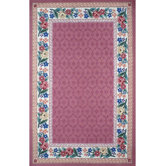 Bucks County Rose/Ivory Damask Rug
