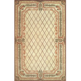 Cape May Beige/Brown Pineapple Aubusson Rug