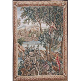 Grandeur Landscape Chateau Gardens Novelty Rug