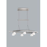 150cm Halogen Pendelleuchte 6-flammig "Alpha"