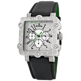 Mason Square Chronograph Leather Watch
