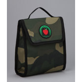 Ethan Snack Bag in Camo / Orange Trim and Liner