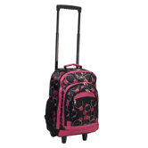 18" Telescoping Print Pattern Rolling Backpack