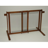 Freestanding Wood/Wire Pet Gate