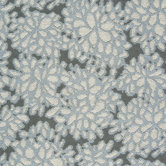 Geometric Florals Hydrangea Endless Summer Modern Rug