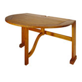 Terrace Mates Bistro Half Oval Dining Table