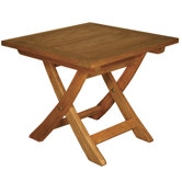 Terrace Mates Aspen Folding Square Side Table