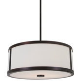 Uptown 3 Light Drum Pendant