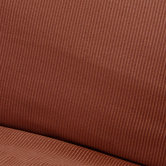 Elegant Ribbed Brick Bolster Pillow