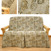 Melody 5 Piece Full Skirted Futon Cover Set