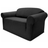 Stretch Pique Loveseat Slipcover