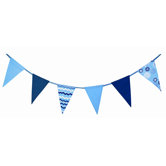 Wimpelkette "Arriba" in Blau