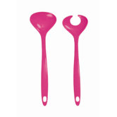 Salatbesteck "Picnic Fast Food" in Pink