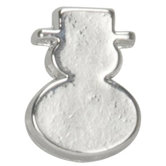 14-tlg. Kartenhalter-Set magnetisch "Schneemann"