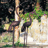 Birds Crane Pair Fountain