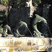 Single Dolphin Fountain