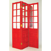 French Mirror Screen in Red
