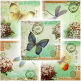 Dragonfly and Butterfly Canvas Wall Art - 31.5" x 31.5" (Set of 5)