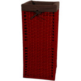 28" Laundry Hamper in Mahogany