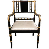 Regency Fabric Arm Chair