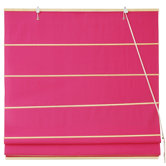 Cotton Roman Shades Blinds in Red