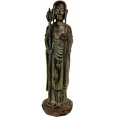 25" Standing Japanese Zen Monk Statue