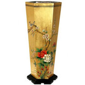 Umbrella Stand in Gold Leaf
