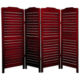 4 Feet Tall Low Venetian Screen in Rosewood