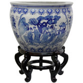 Ladies Porcelain Fishbowl