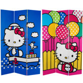 Tall Double Sided Hello Kitty Sailor Canvas Room Divider