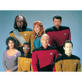 Star Trek Picard, Riker, Data, Worf, LaForge, Crusher, Troi Wall Art