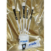 Permalba&reg; Oil Brush White Bristle PERFECT BRIGHT� Set of (5)