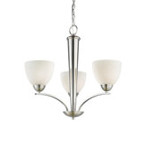 North Bay 3 Light Chandelier with Opal Glass