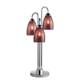 Venezia Three Light Table Lamp in Chrome
