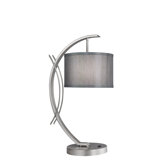 Eclipse One Light Table Lamp in Satin Nickel