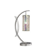 Eclipse One Light Table Lamp in Satin Nickel